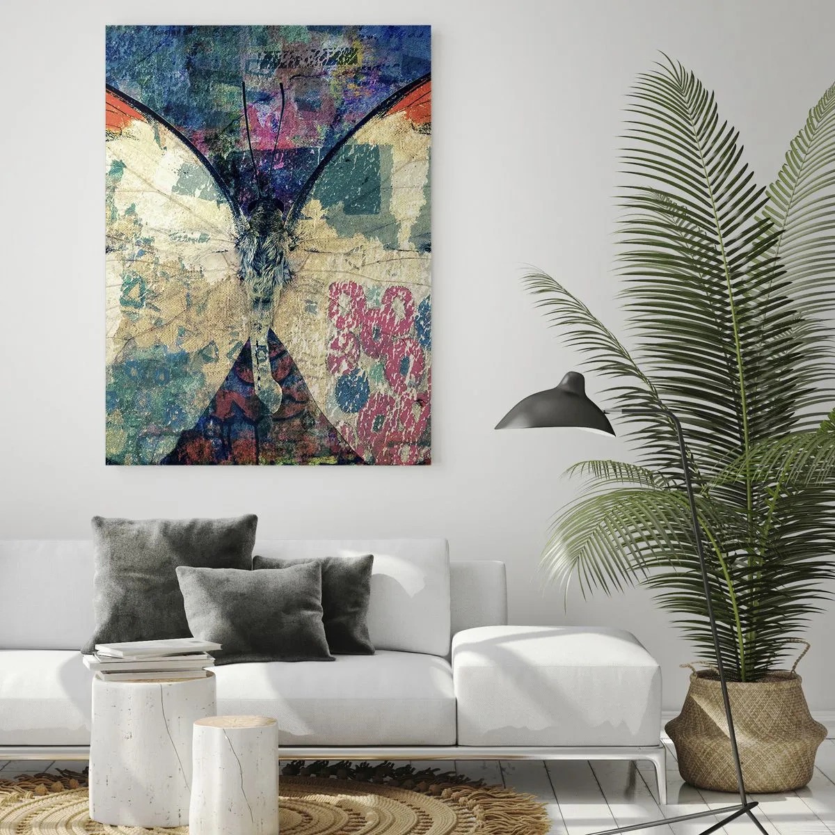 Schilderen op glas - Subtiele kwetsbaarheid - 50x70 cm