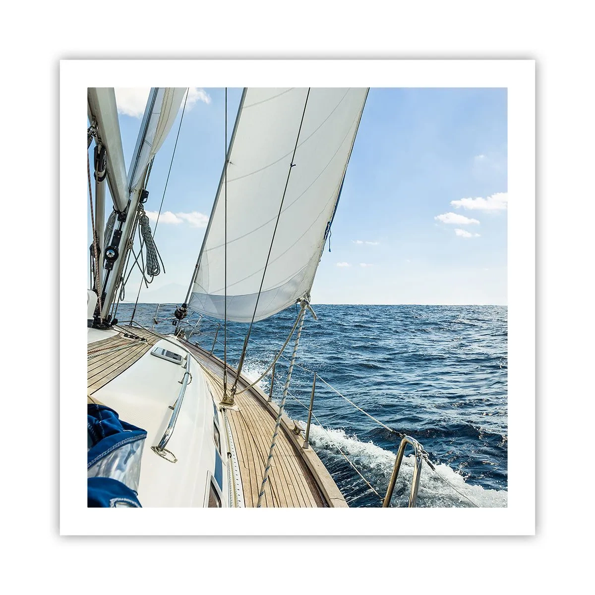 Poster - Ahoi, avontuur - 60x60 cm
