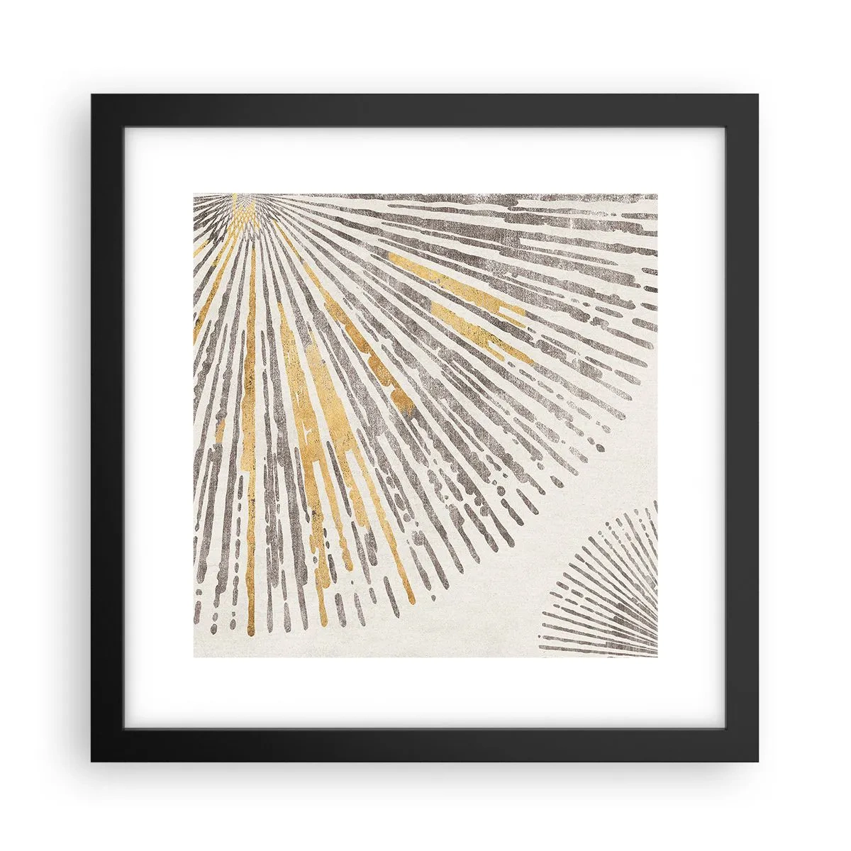 Poster in een zwarte lijst - De schoonheid van de straal - 30x30 cm
