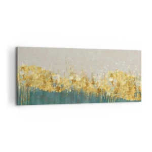 Schilderen op canvas - De gouden rand - 100x40 cm