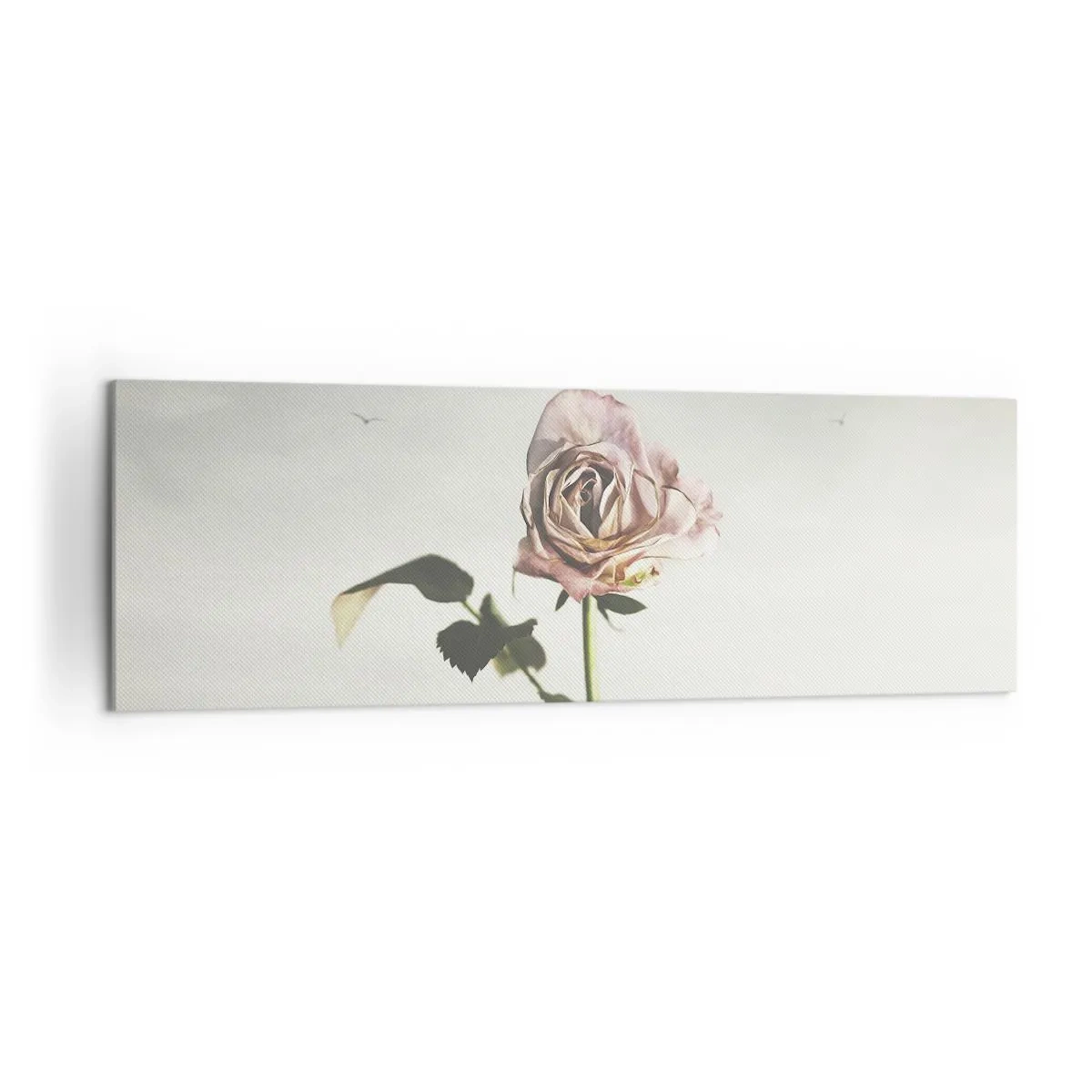 Schilderen op canvas - Begroeting van de lente - 160x50 cm