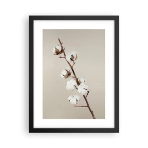 Poster in een zwarte lijst - Aan de bron van zachtheid - 30x40 cm