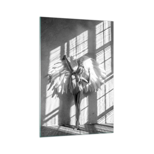 Schilderen op glas - Recht uit de hemel - 70x100 cm