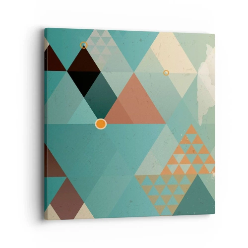 Schilderen op canvas - Eenheid van veelheid, veelheid van eenheid - 40x40 cm