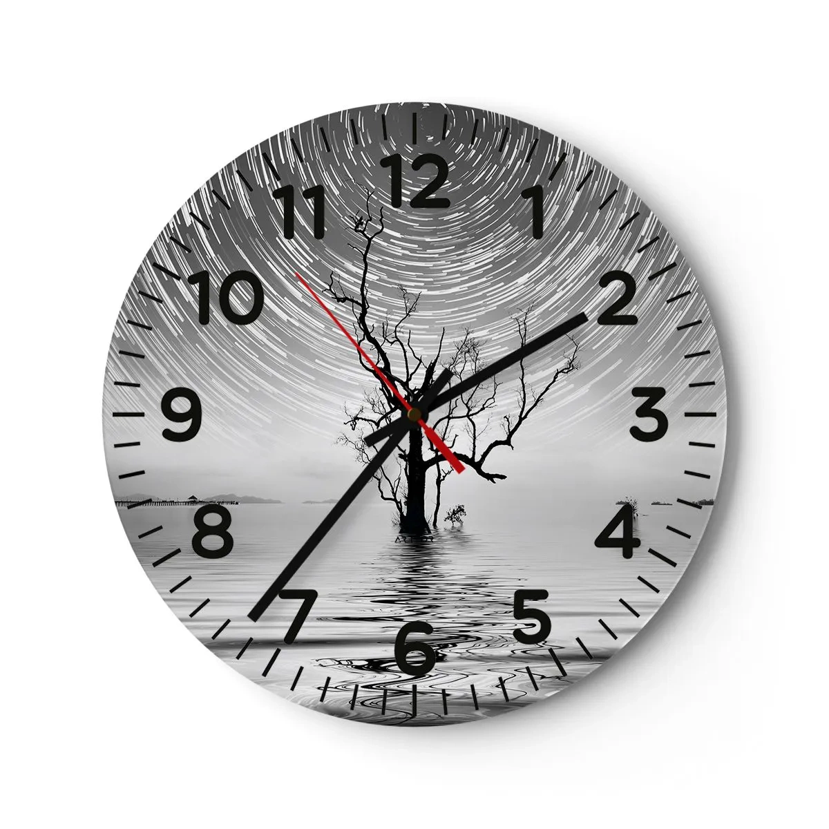 Wandklok - Klok - Een symfonie van de natuur - 40x40 cm