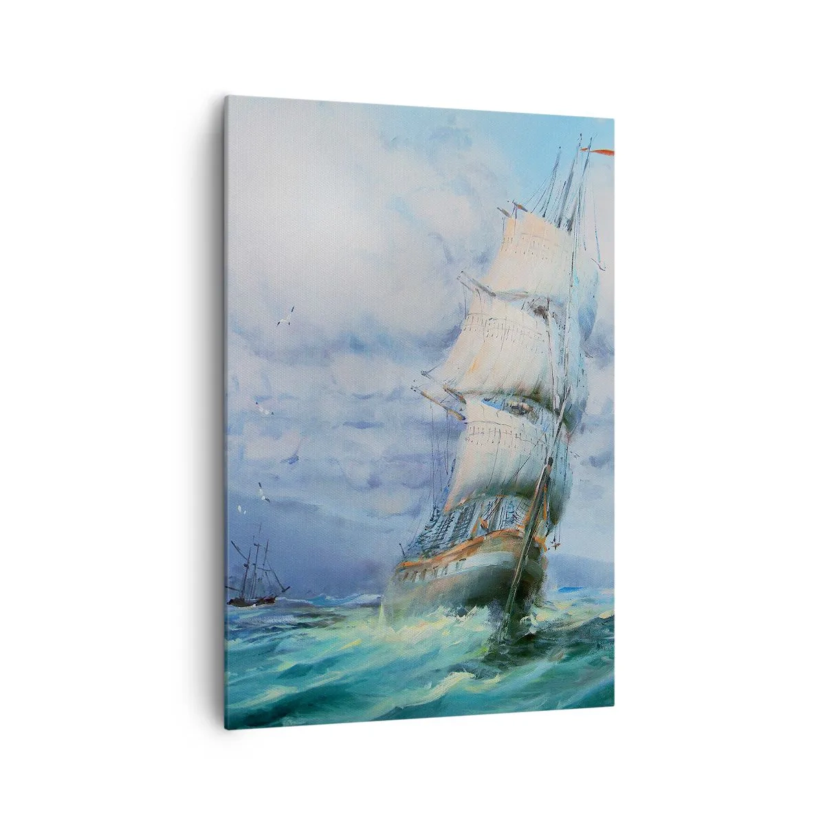 Schilderen op canvas - Goede wind - 70x100 cm