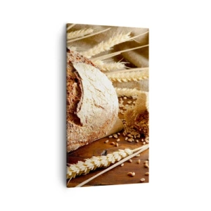 Schilderen op canvas - Smakelijk, geurig, knapperig - 45x80 cm