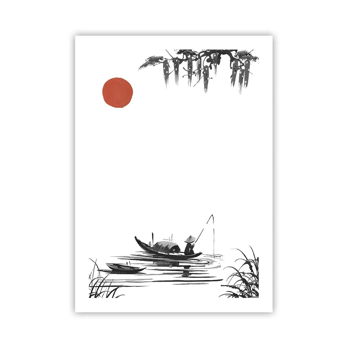 Poster - Aziatische middag - 50x70 cm