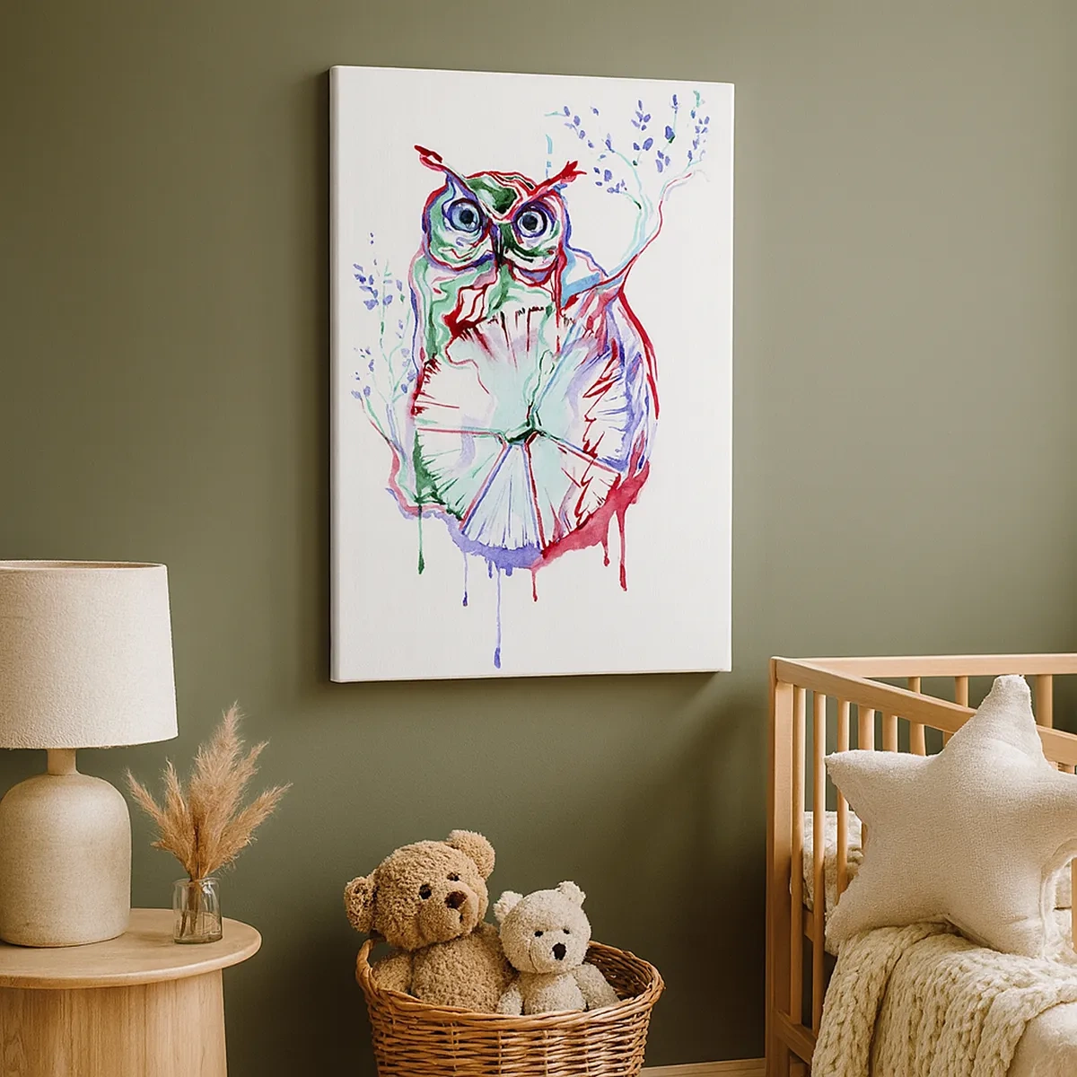 Schilderen op canvas - Wijs van nature - 50x70 cm