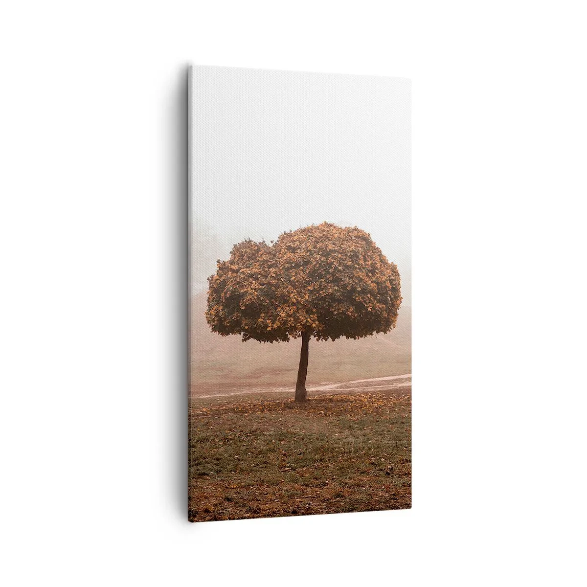 Schilderen op canvas - Na een drukke zomer - 55x100 cm