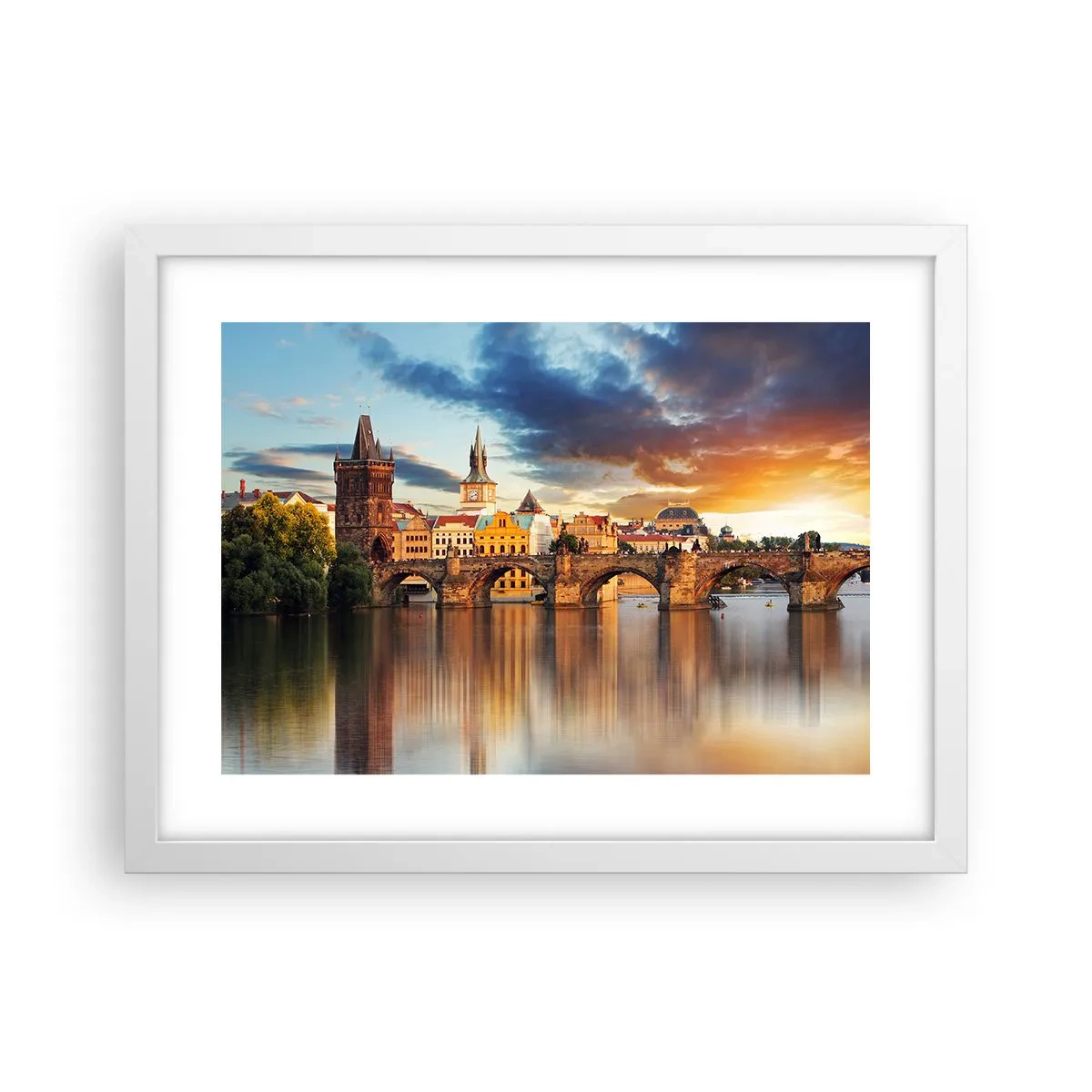 Poster in een witte lijst - Eeuwenlang mooi - 40x30 cm