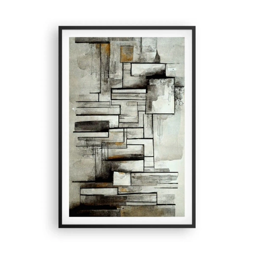 Poster in een zwarte lijst - De kracht van eenvoud - 61x91 cm