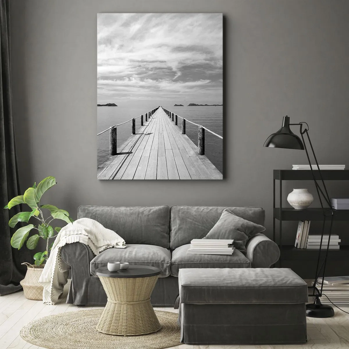 Schilderen op canvas - Of misschien een reis... - 55x100 cm