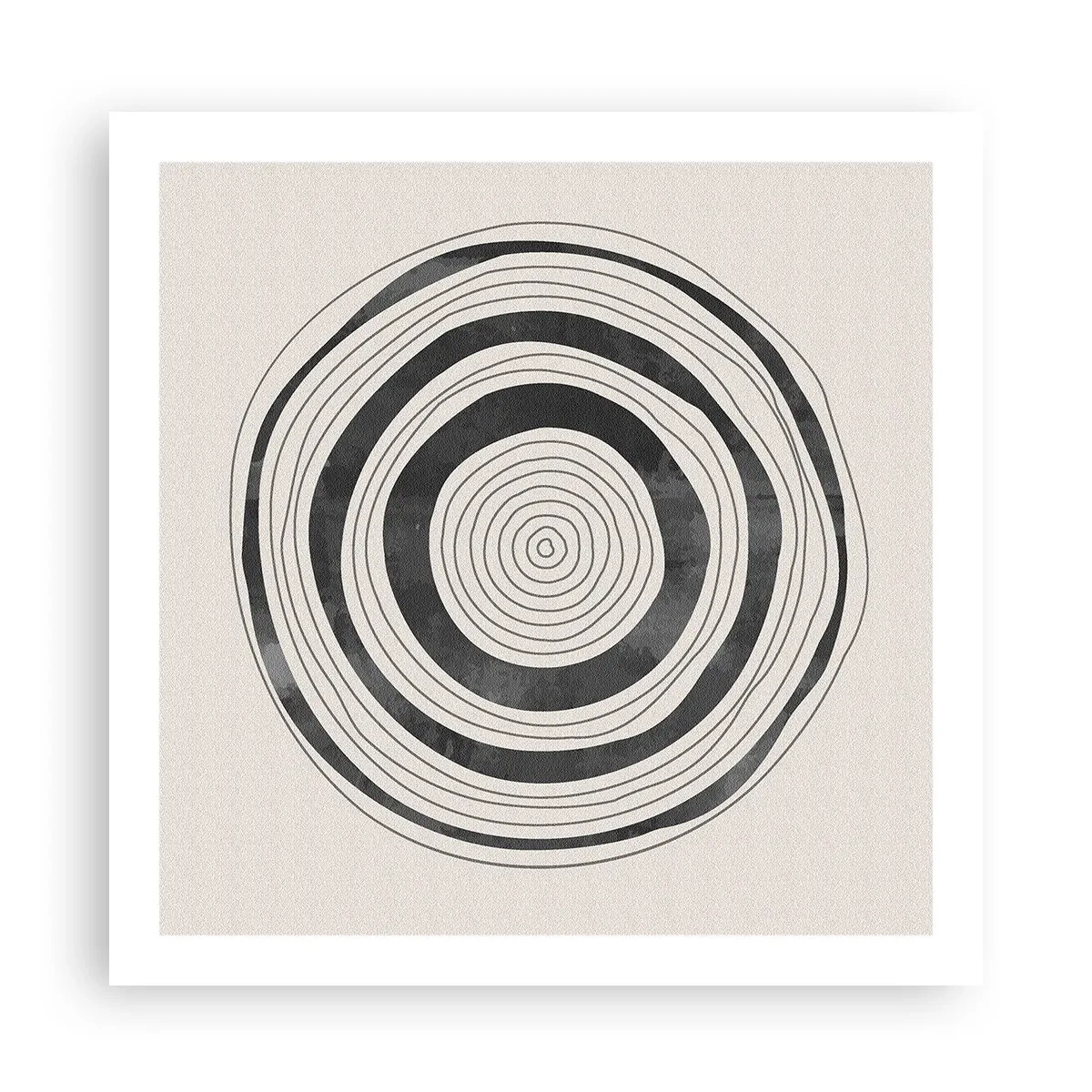 Poster - Wat belangrijk is, is wat er tussenin zit - 60x60 cm