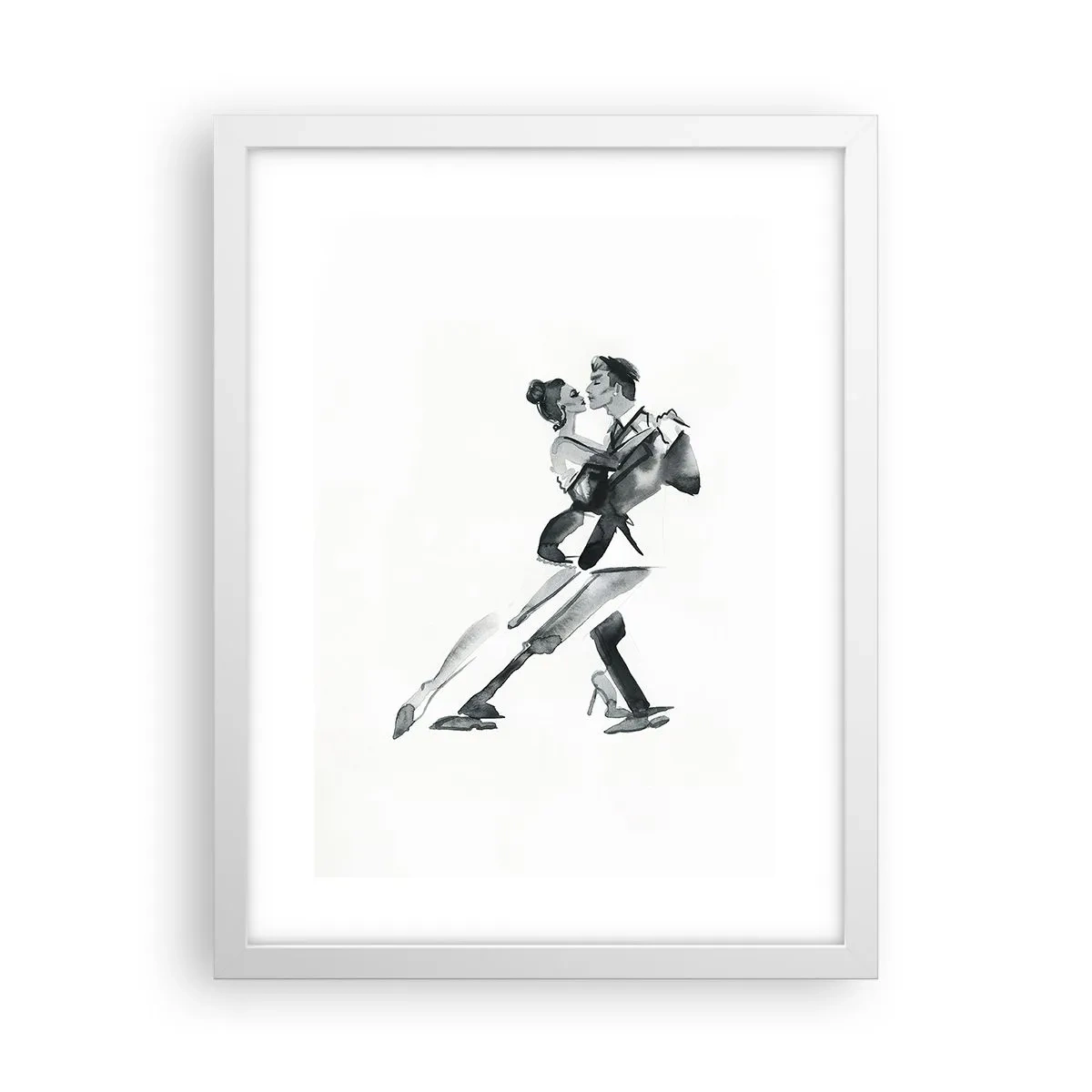 Poster in een witte lijst - In één slag - 30x40 cm