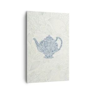 Schilderen op canvas - De charme van thee - 80x120 cm