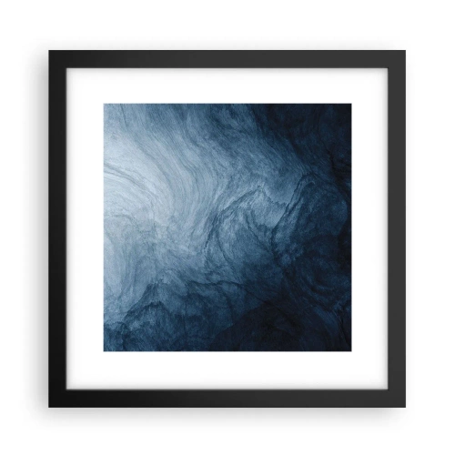 Poster in een zwarte lijst - diep reiken - 30x30 cm