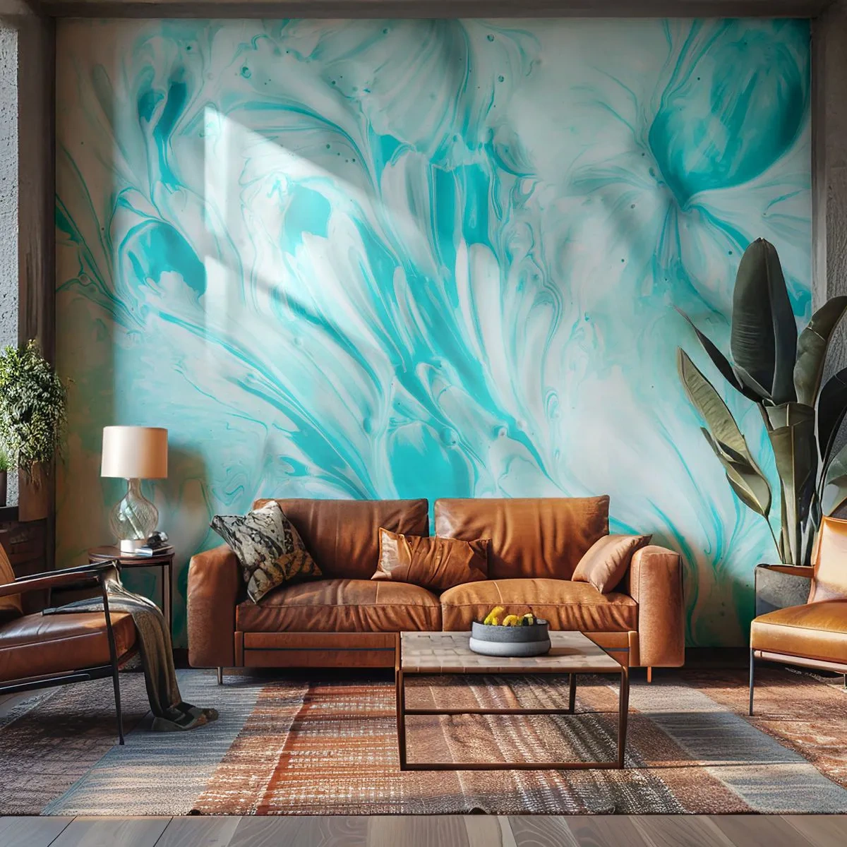 Fotobehang Premium Sand - Voor altijd samen - Abstractie, Deel, Boho - 450x315 cm