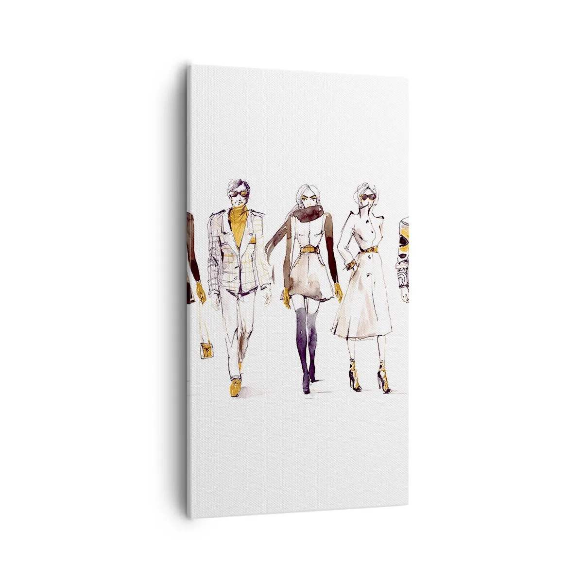 Schilderen op canvas - Casual chic, casual elegantie - 55x100 cm
