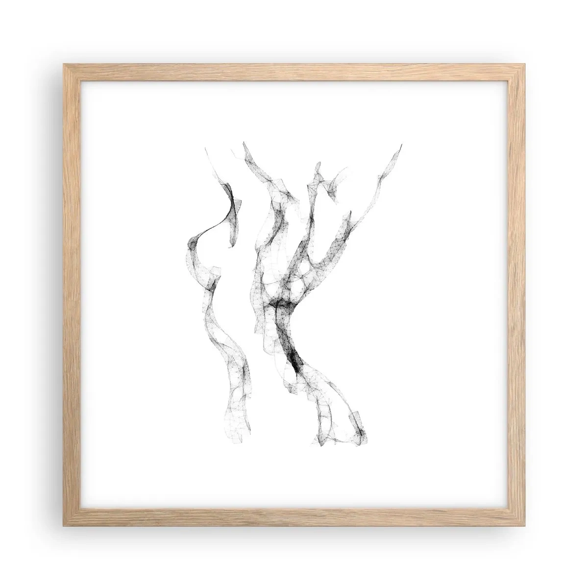 Een poster in een licht eiken lijst - Mooi en sterk - 40x40 cm