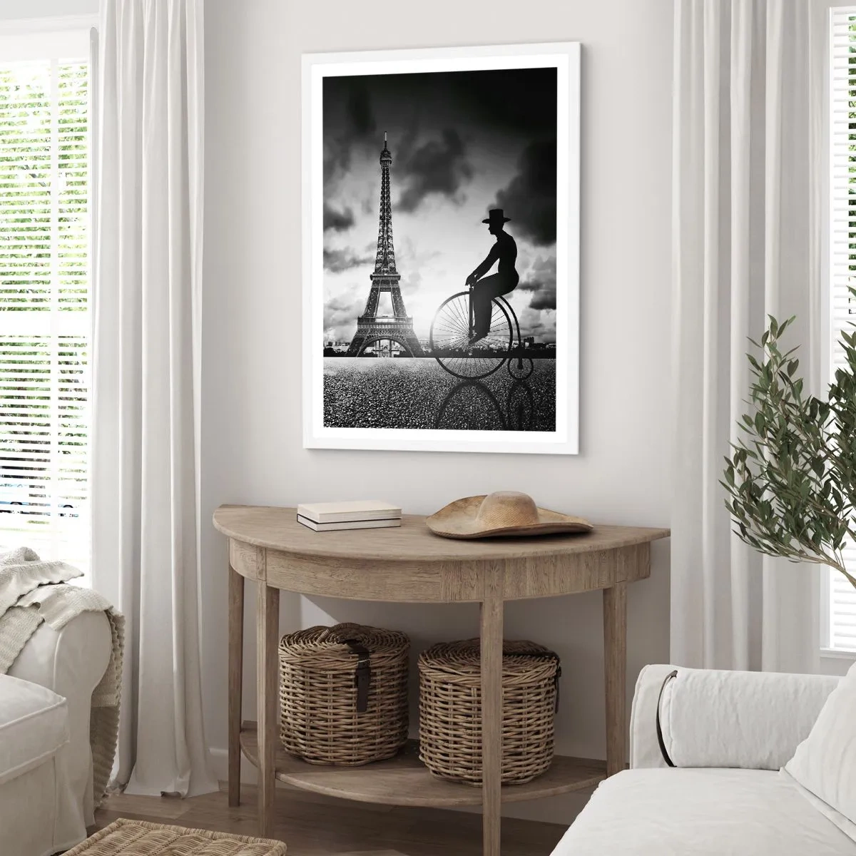 Poster in een witte lijst - Verlangen naar Belle Epoque - 70x100 cm