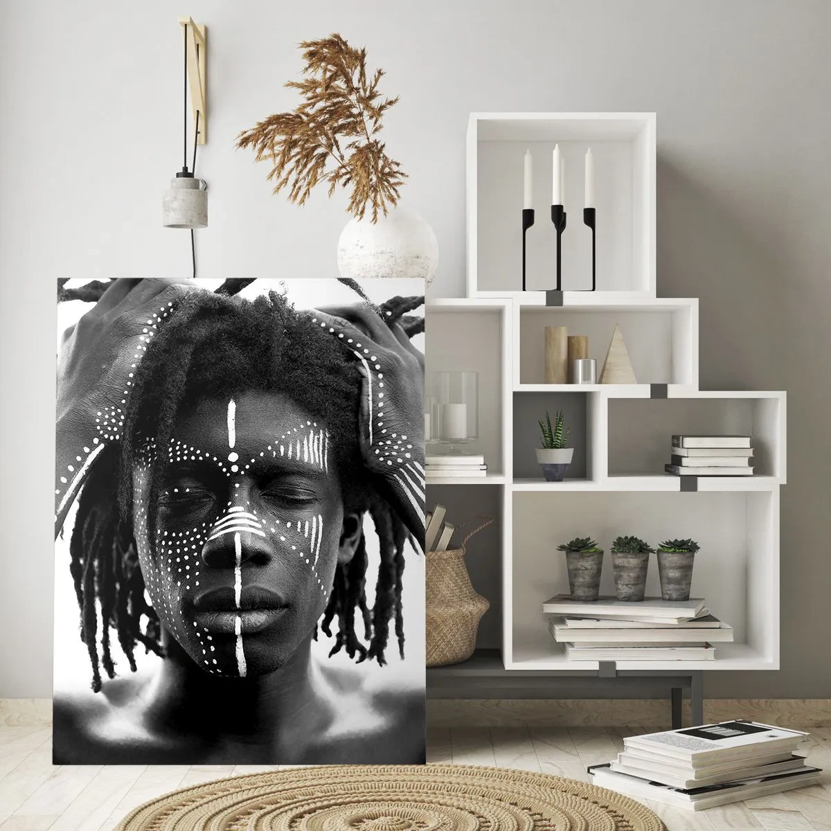 Schilderen op glas - Waar ben je? - 70x100 cm