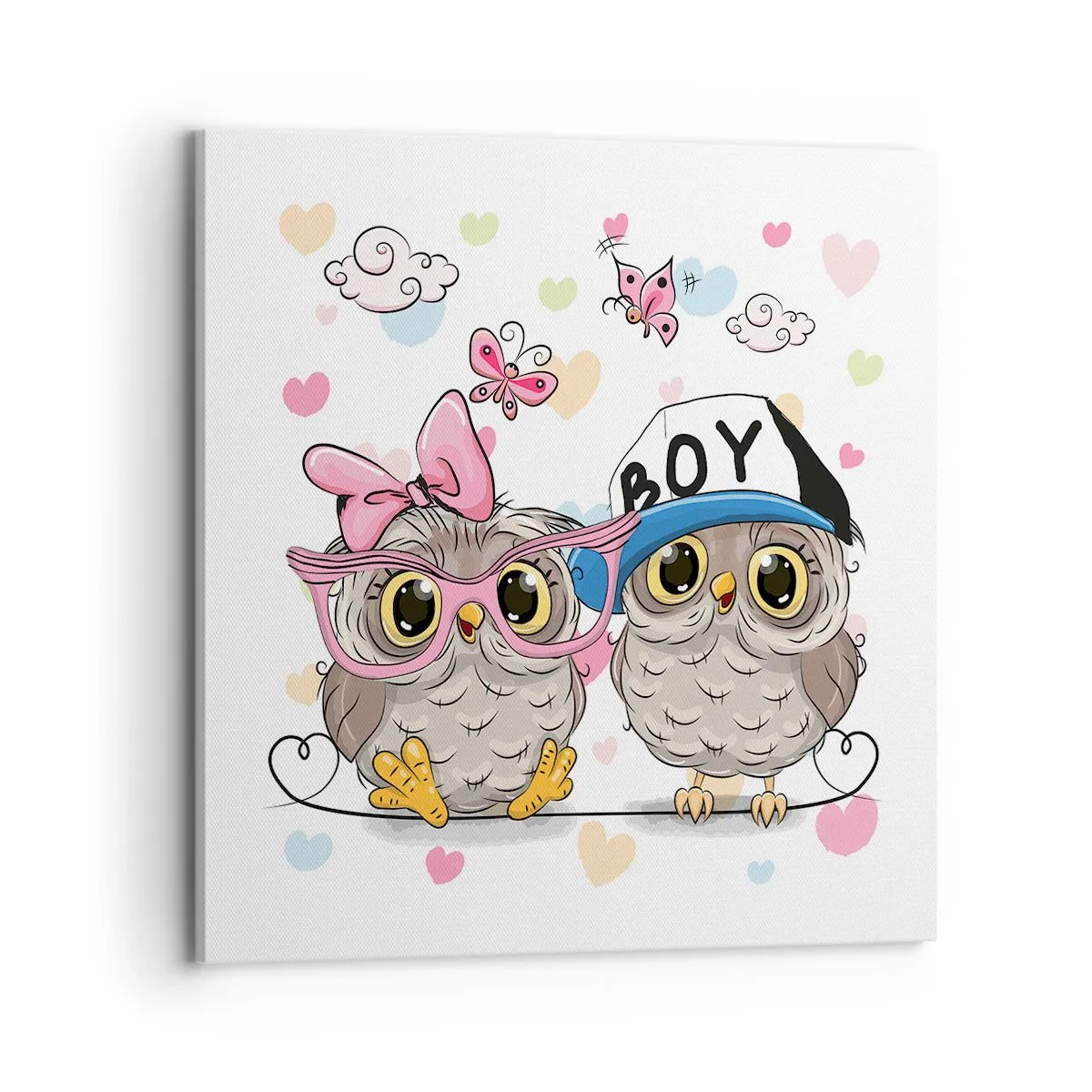 Schilderen op canvas - Laten we liefde maken! - 70x70 cm