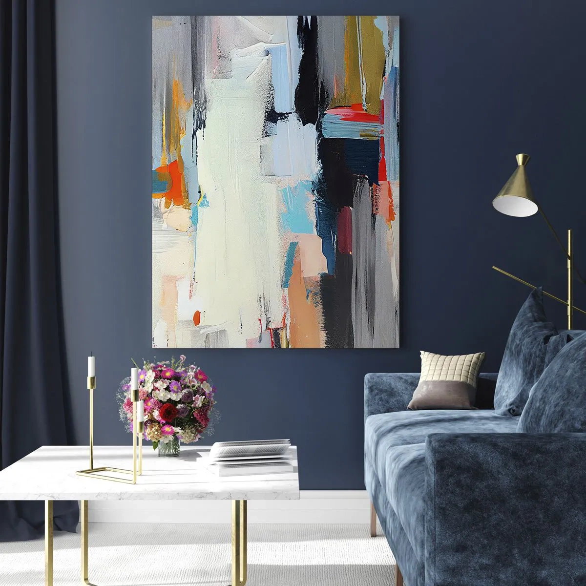 Schilderen op glas - Is er een methode? - 50x70 cm