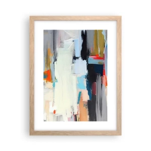 Een poster in een licht eiken lijst - Is er een methode? - 30x40 cm