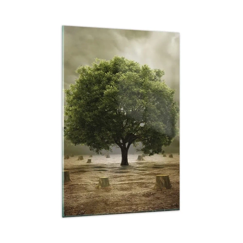 Schilderen op glas - Alle hoop - 80x120 cm