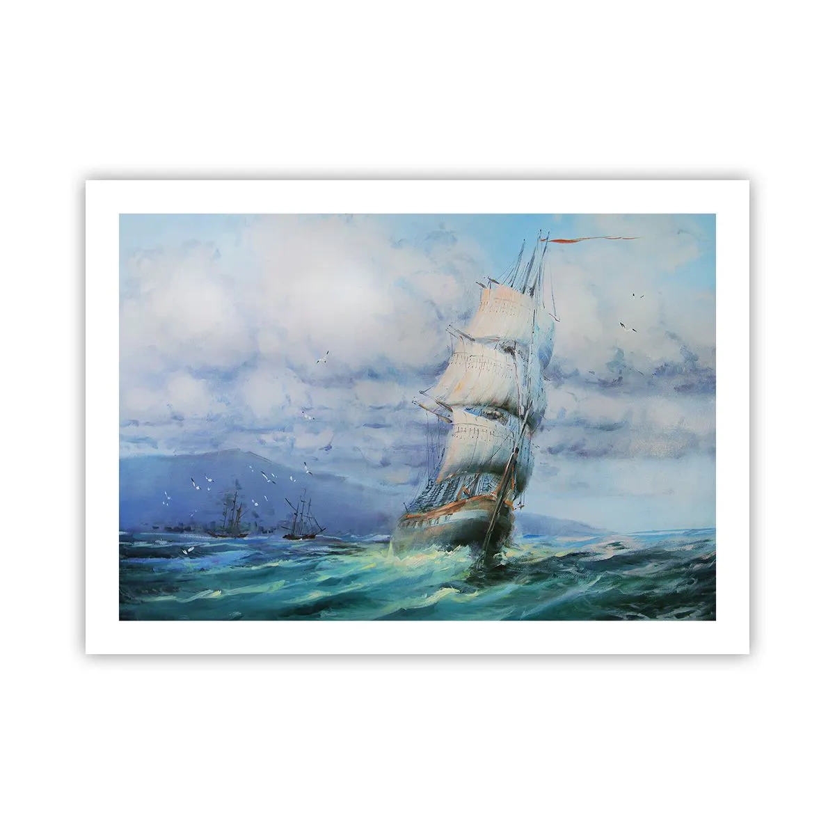 Poster - Goede wind - 70x50 cm