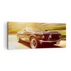 Schilderen op canvas - 1967 - de legende keert terug - 100x40 cm