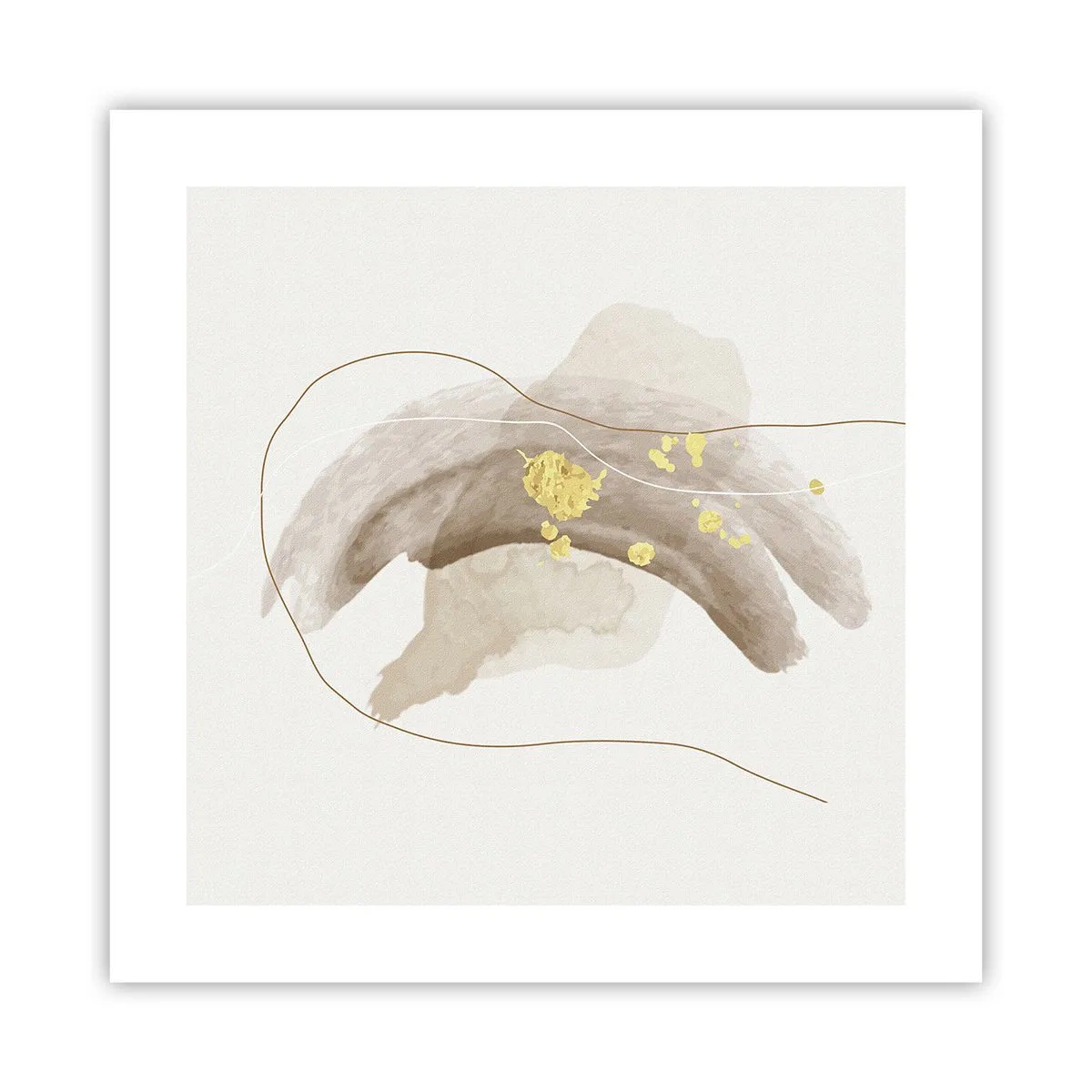 Poster - Ontmoet in de ruimte - 40x40 cm