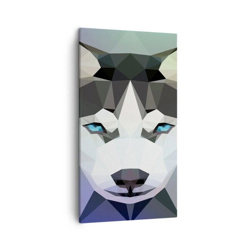 Schilderen op canvas - De herinnering aan de sneeuw van het noorden - 45x80 cm