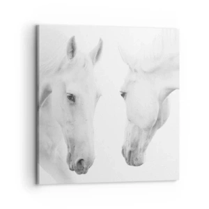 Schilderen op canvas - Is dit vriendschap...? - 70x70 cm