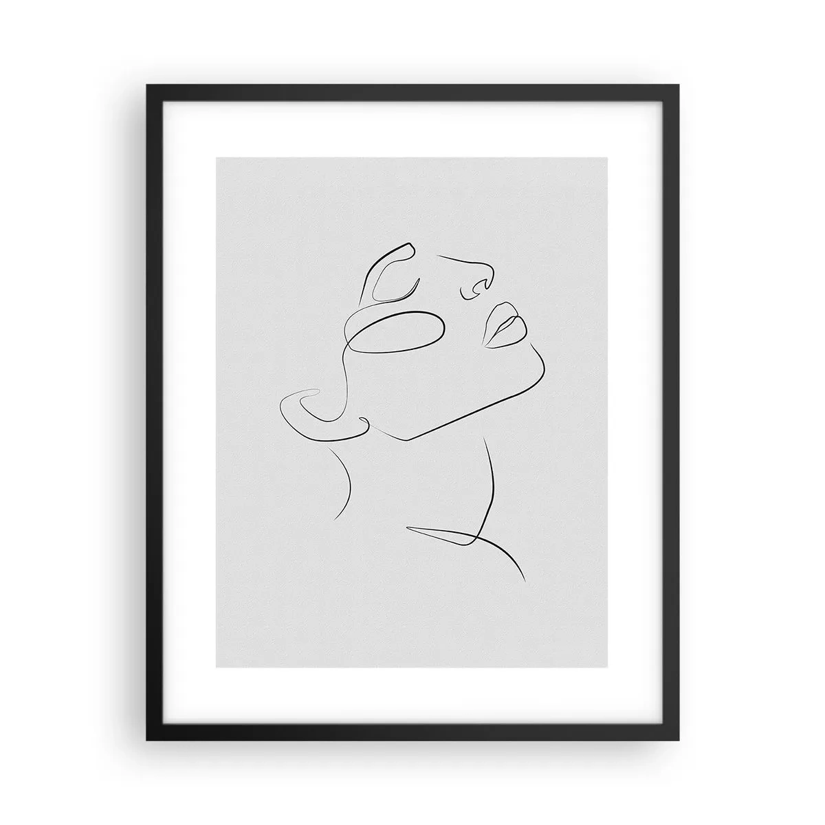 Poster in een zwarte lijst - De wendingen van dromen - 40x50 cm