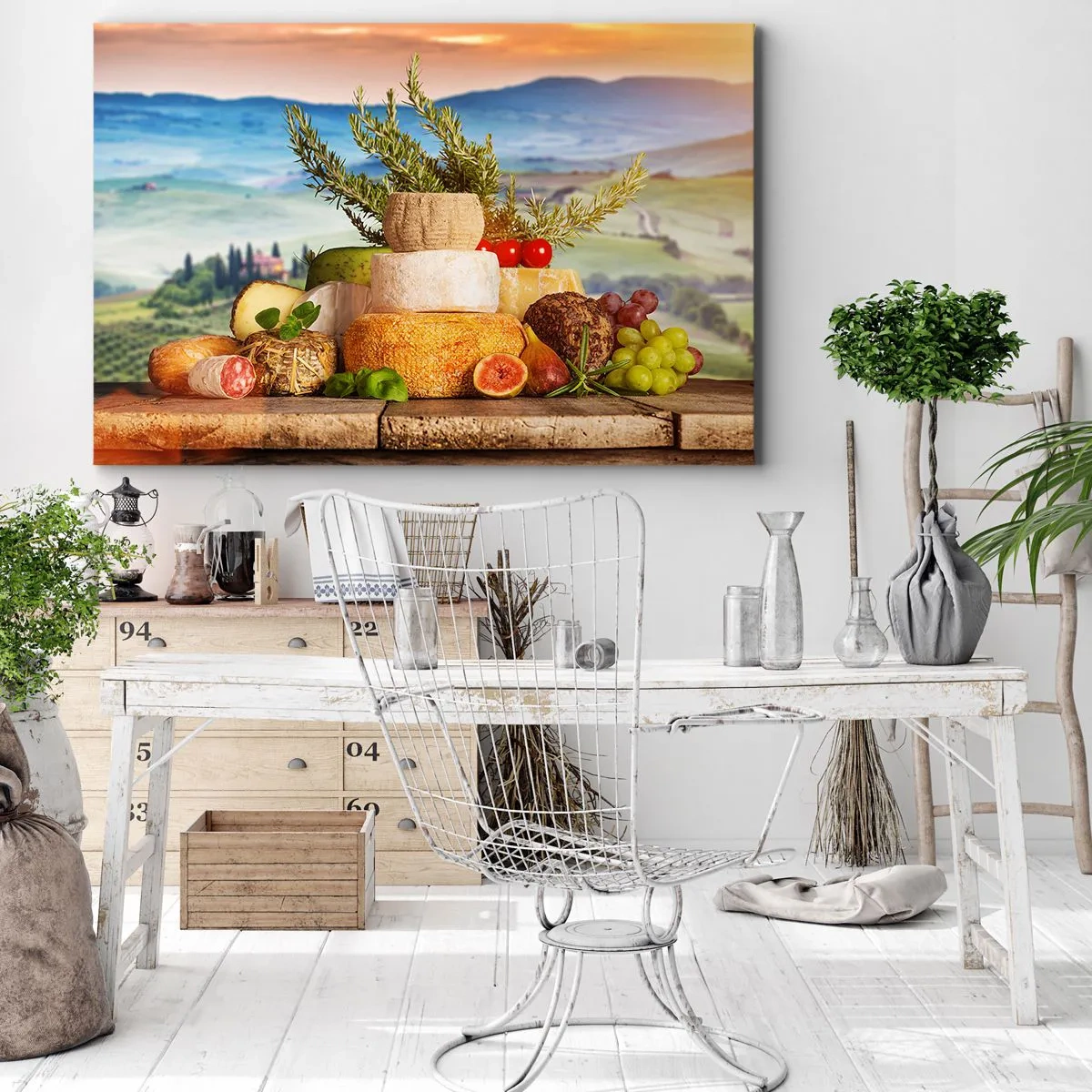 Schilderen op canvas - De Italiaanse levensvreugde - 120x80 cm