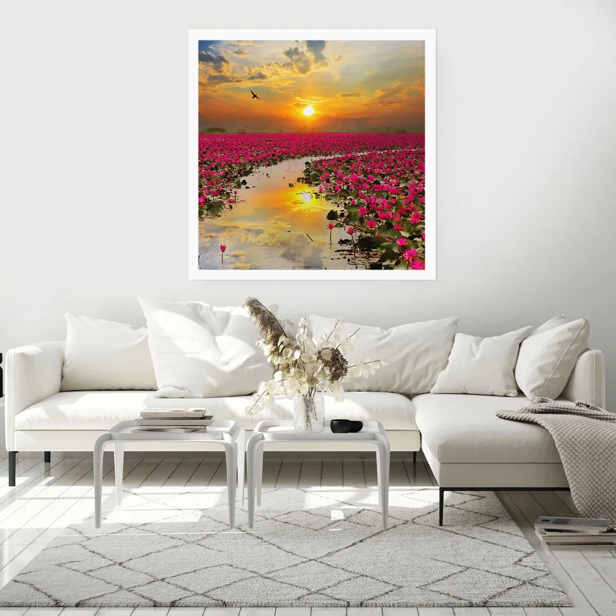 Poster - Het geheime leven van het meer - 30x30 cm