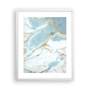 Poster in een witte lijst - Rijkdom van steen - 40x50 cm