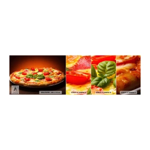 Fotobehang Staaltje Standard Eco - Mama Mia! - Gastronomie, Pizza, Italië - 100x30 cm