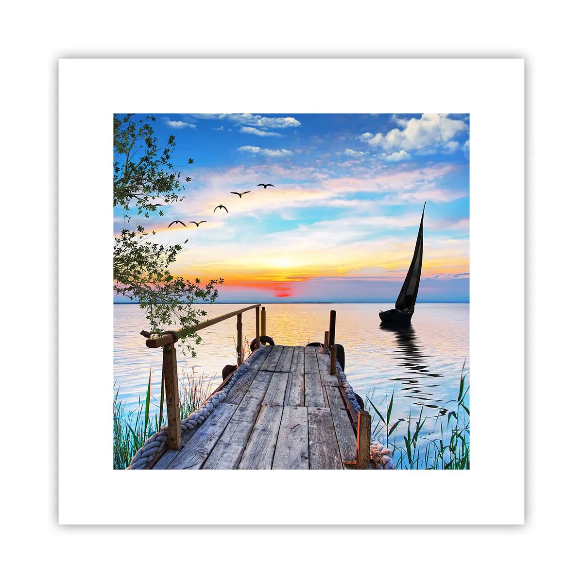 Poster - Goedeavond - 30x30 cm