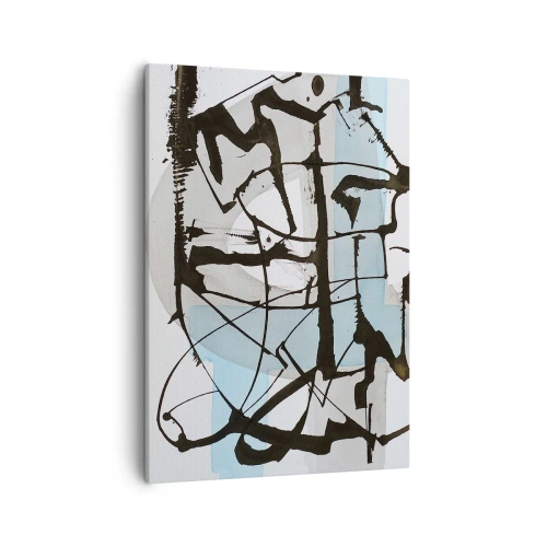 Schilderen op canvas - Toch blauw - 50x70 cm