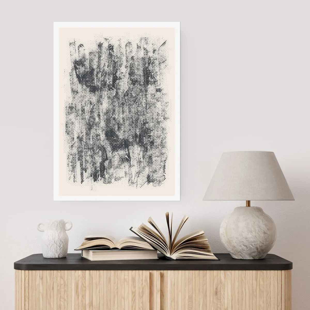 Poster - Mistige compositie - 50x70 cm