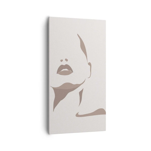 Schilderen op canvas - Gemaakt van licht en schaduw - 55x100 cm