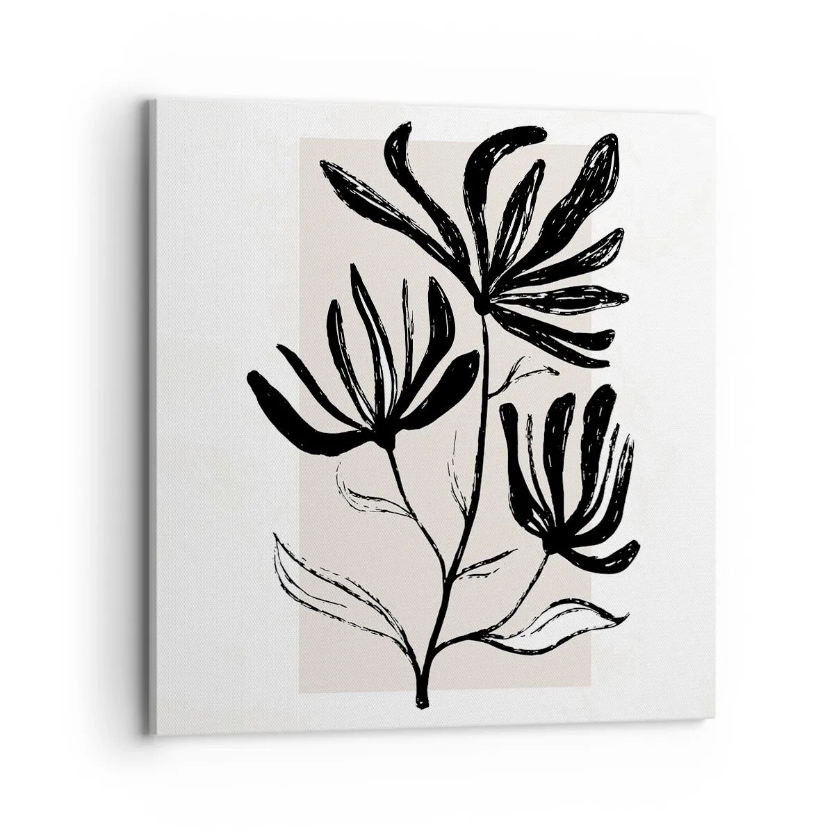 Schilderen op canvas - Schets voor het herbarium - 70x70 cm