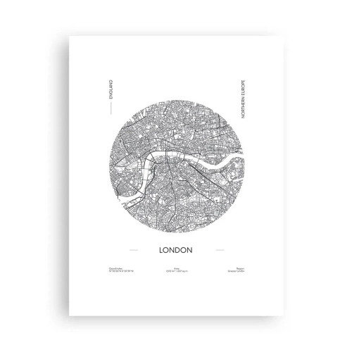 Poster - Anatomie van Londen - 30x40 cm