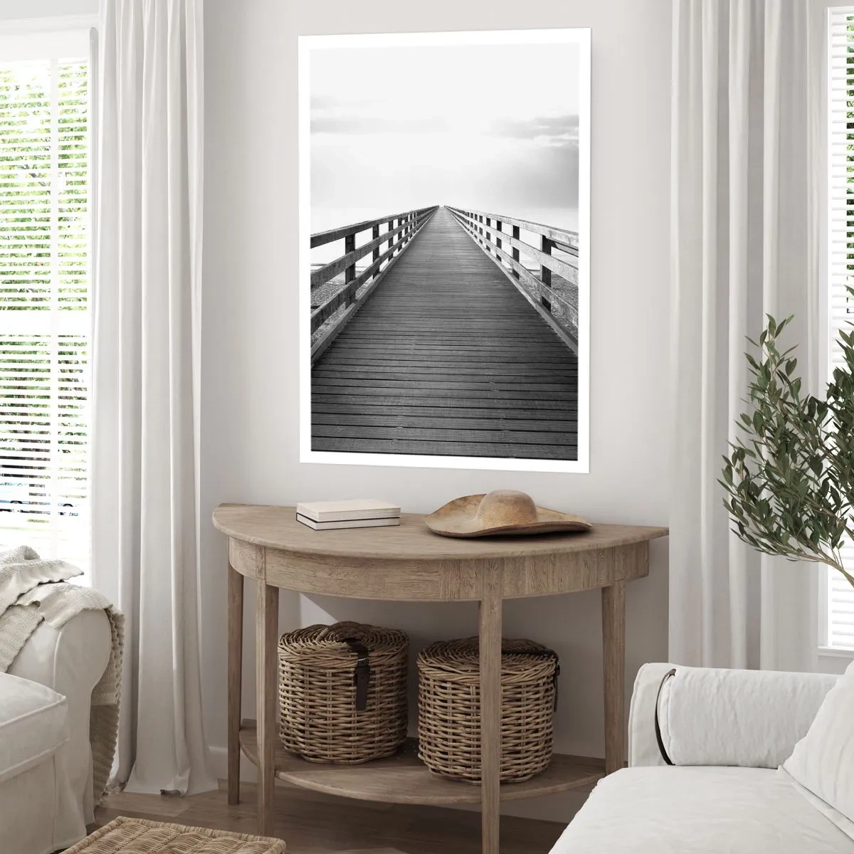 Poster - In de verte ... - 70x100 cm