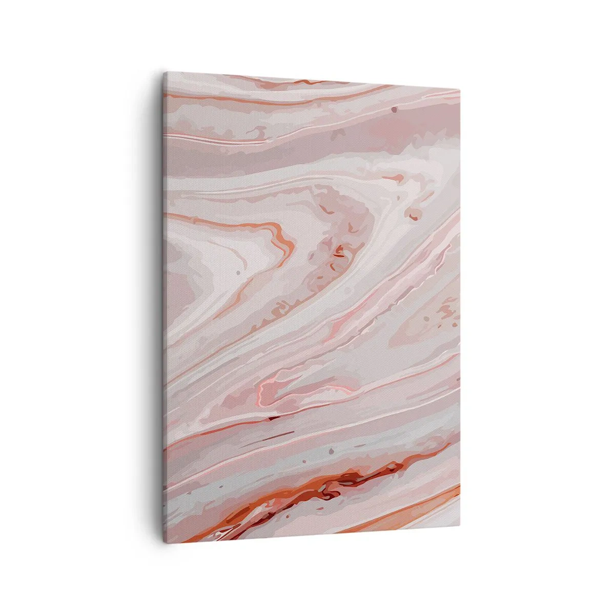 Schilderen op canvas - Roze vloeistof - 50x70 cm