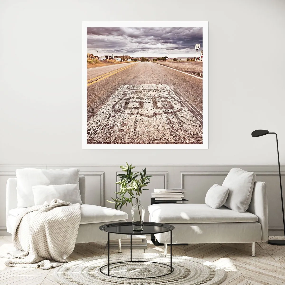 Poster - Mother Road - een Amerikaanse legende - 40x40 cm