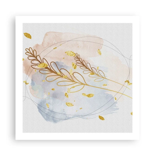 Poster - Gouden explosie - 60x60 cm